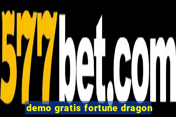 demo gratis fortune dragon