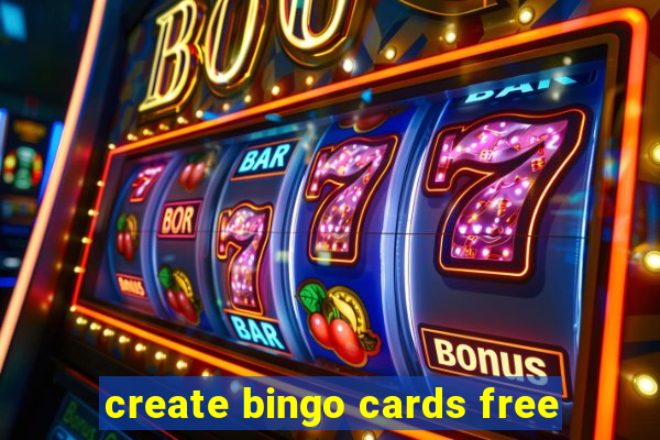 create bingo cards free