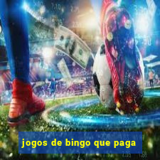 jogos de bingo que paga