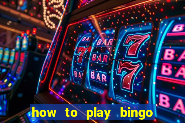 how to play bingo with playing cards