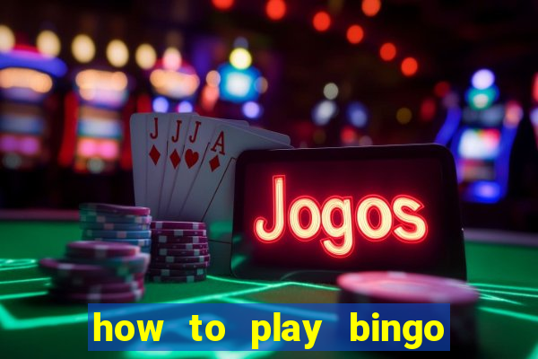 how to play bingo with playing cards