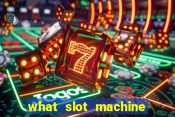 what slot machine has the best odds