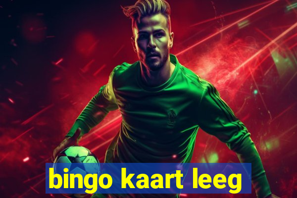 bingo kaart leeg