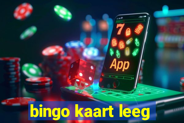 bingo kaart leeg