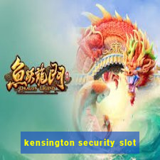 kensington security slot