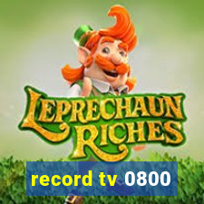 record tv 0800