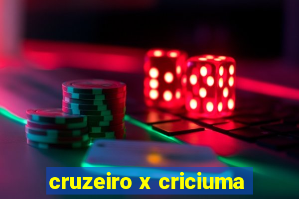 cruzeiro x criciuma