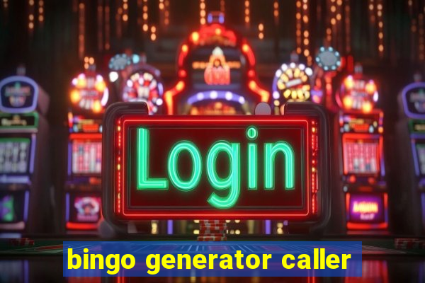 bingo generator caller