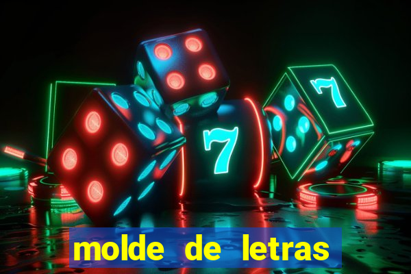 molde de letras feliz natal para imprimir