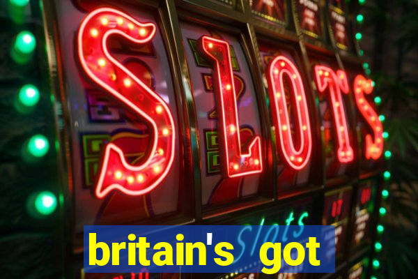 britain's got talent bingo