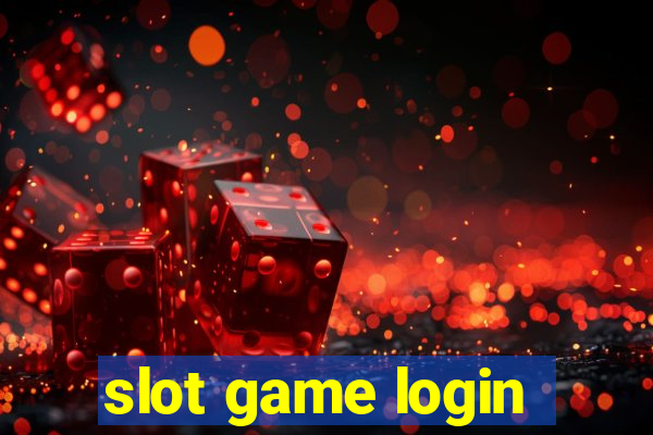 slot game login