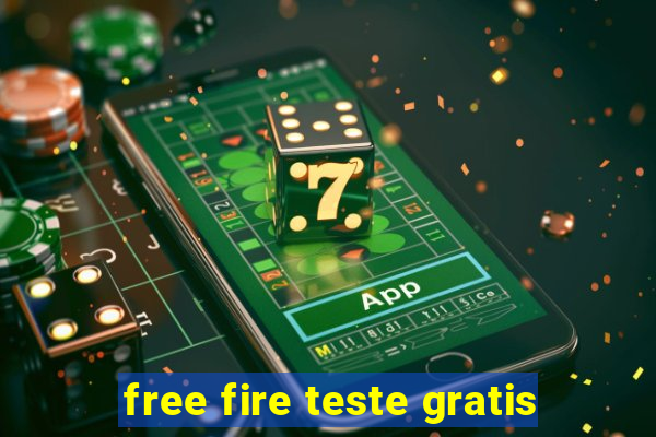 free fire teste gratis