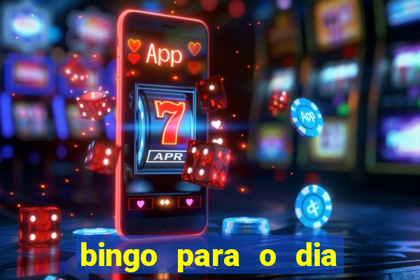 bingo para o dia do estudante