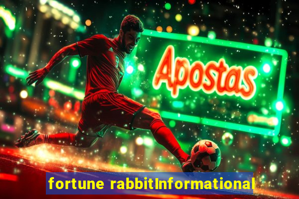 fortune rabbitInformational