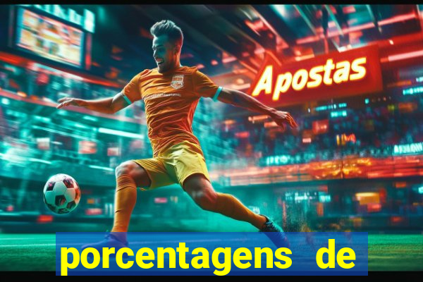 porcentagens de jogos pagantes