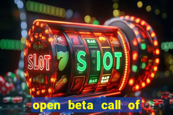 open beta call of duty black ops 6