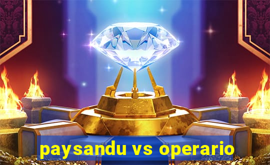 paysandu vs operario