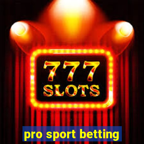 pro sport betting