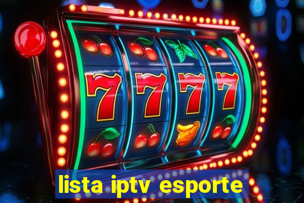 lista iptv esporte