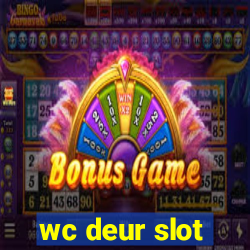 wc deur slot