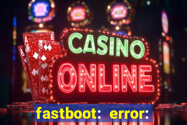 fastboot: error: failed to identify current slot