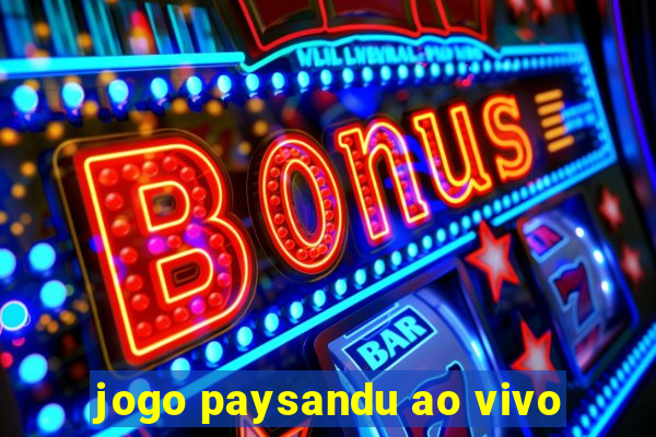 jogo paysandu ao vivo