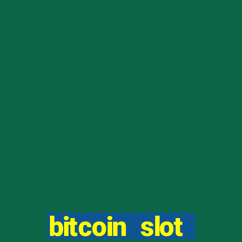 bitcoin slot machine games