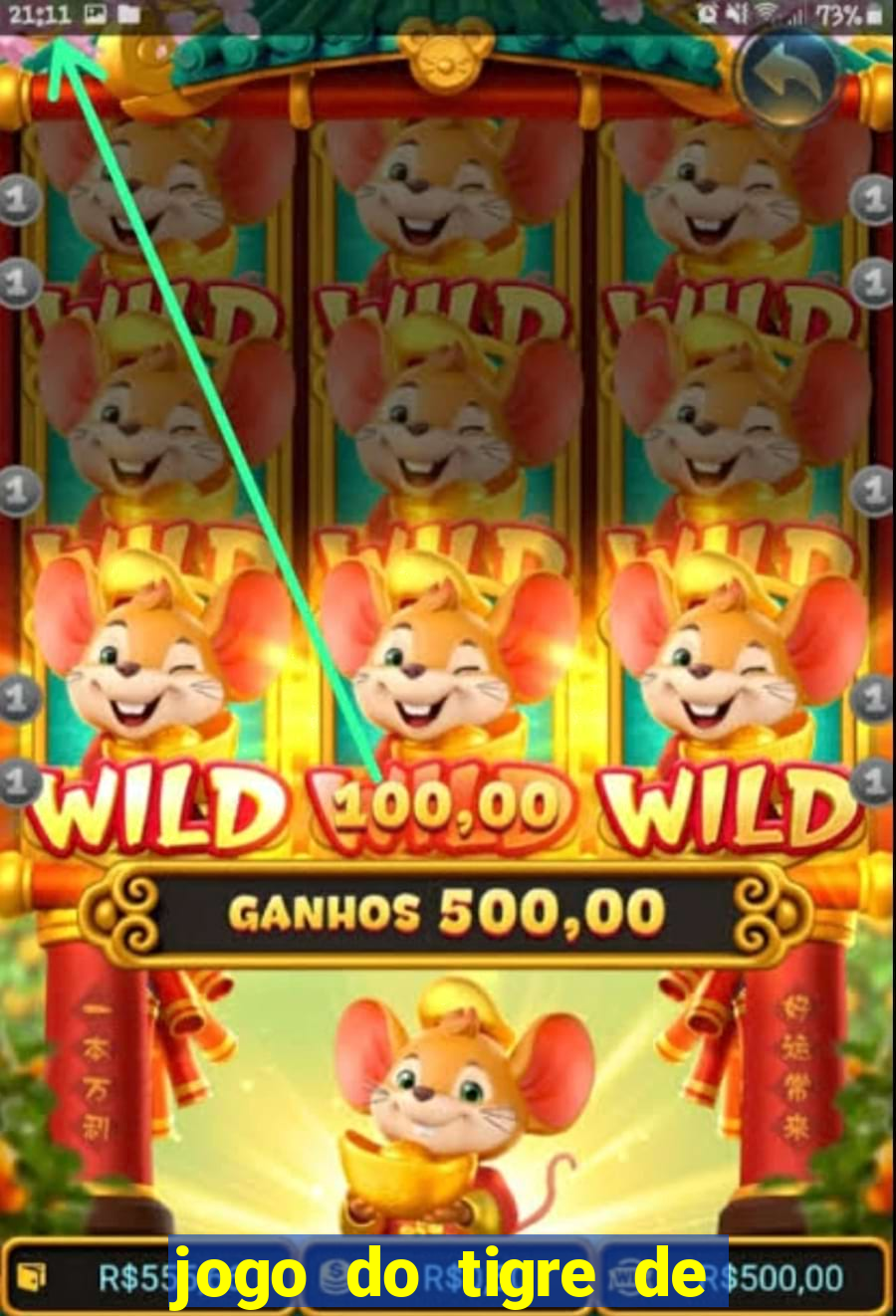 jogo do tigre de r$ 1