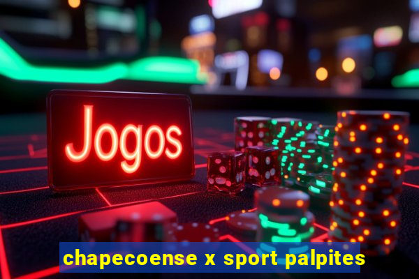 chapecoense x sport palpites