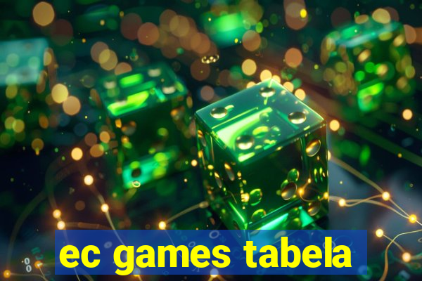 ec games tabela