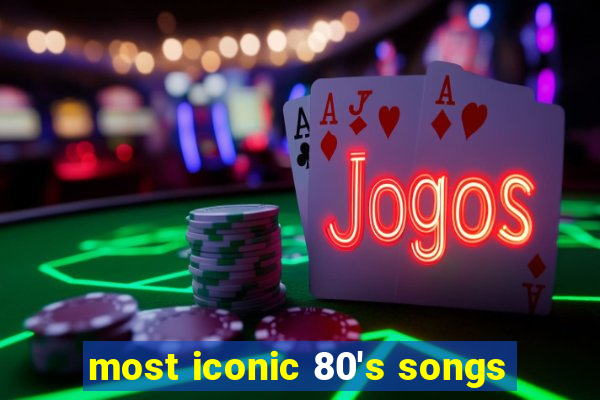 most iconic 80's songs