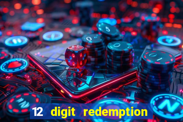 12 digit redemption code for golden hearts casino