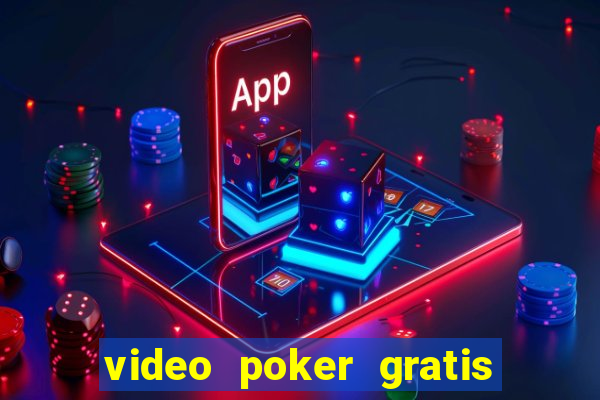 video poker gratis slot machine