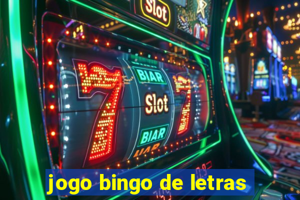 jogo bingo de letras