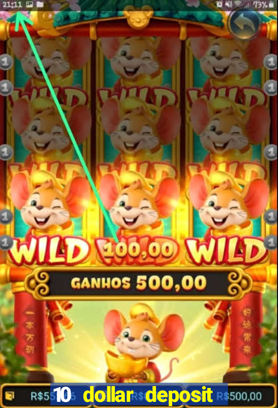 10 dollar deposit bonus casino