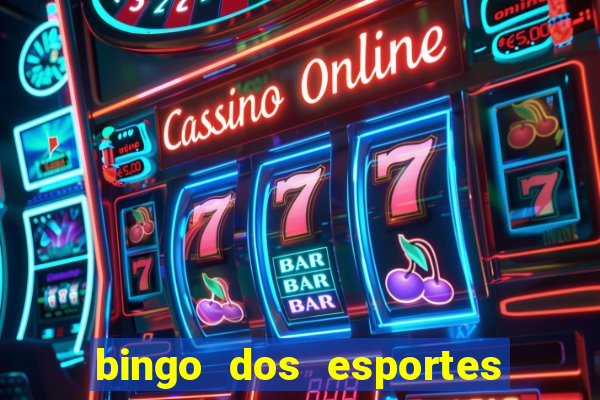 bingo dos esportes para imprimir