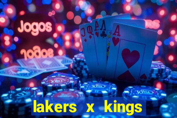 lakers x kings onde assistir