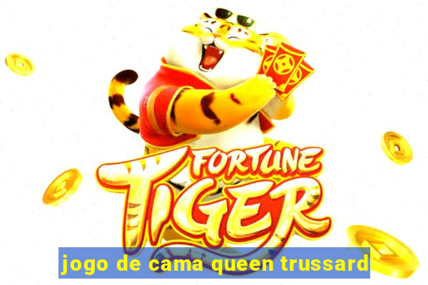 jogo de cama queen trussardi