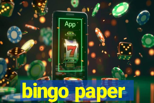 bingo paper