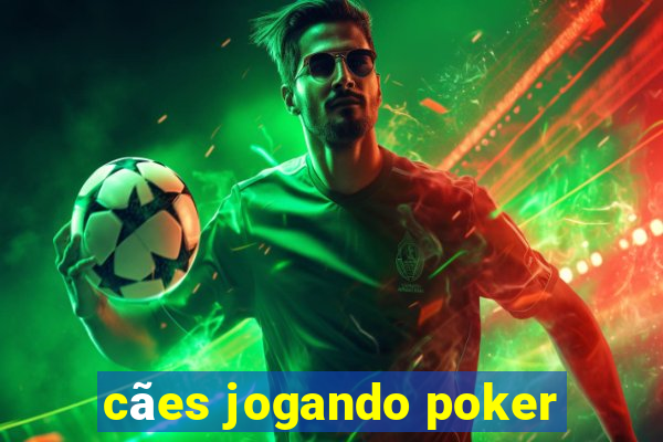 cães jogando poker