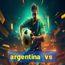 argentina vs equador onde assistir