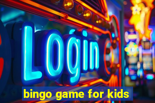 bingo game for kids