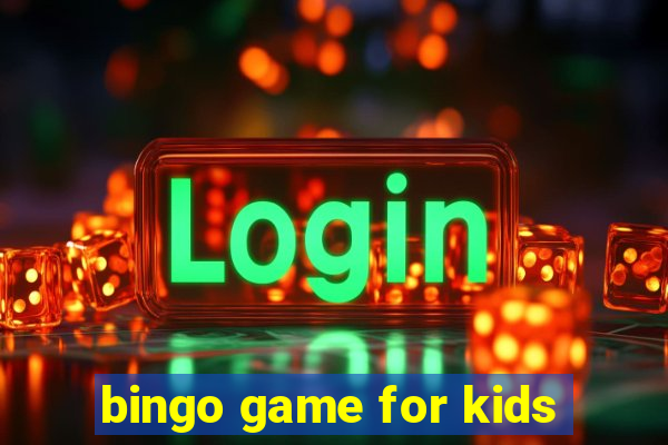 bingo game for kids