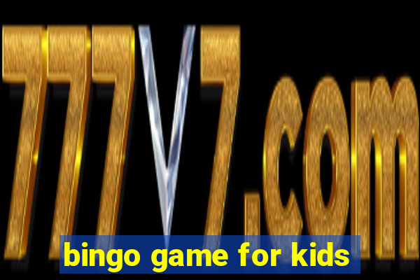 bingo game for kids