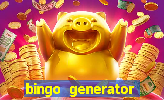 bingo generator with images