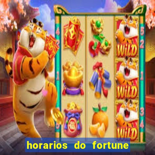 horarios do fortune tiger hoje