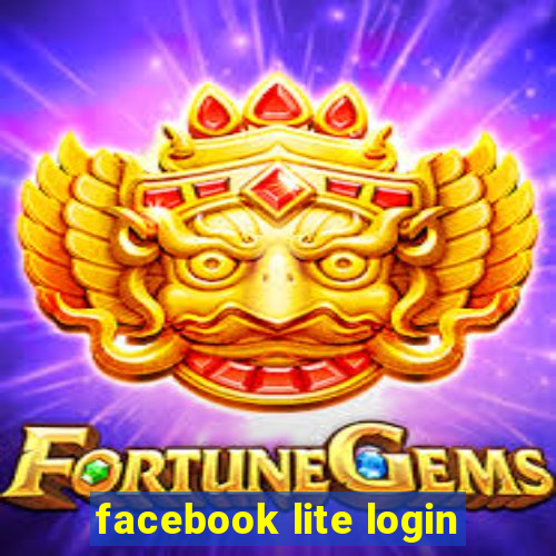 facebook lite login