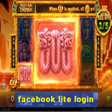 facebook lite login