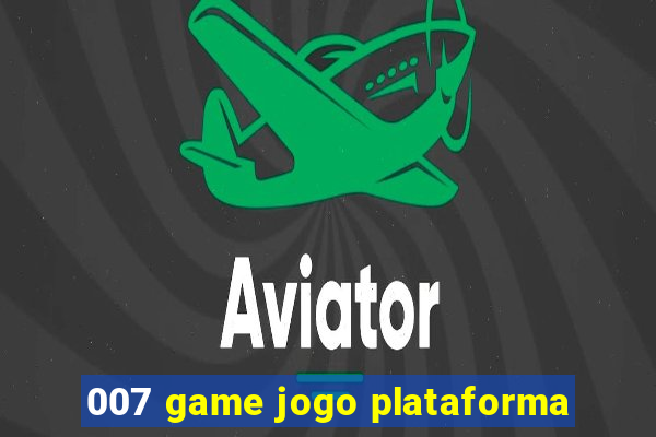 007 game jogo plataforma