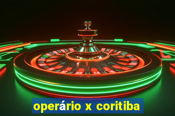 operário x coritiba